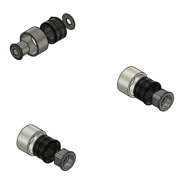 KMP - 210 Differential Bushing Set - BMW E46 M3