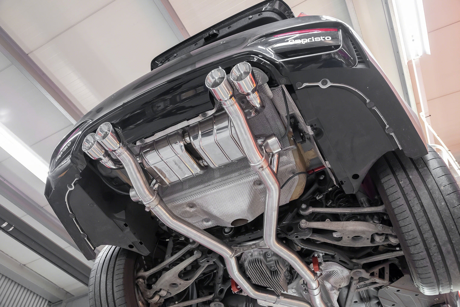 Capristo - Valved Axleback Exhaust with Stainless Tips (CES3) - BMW F8X M3/M4