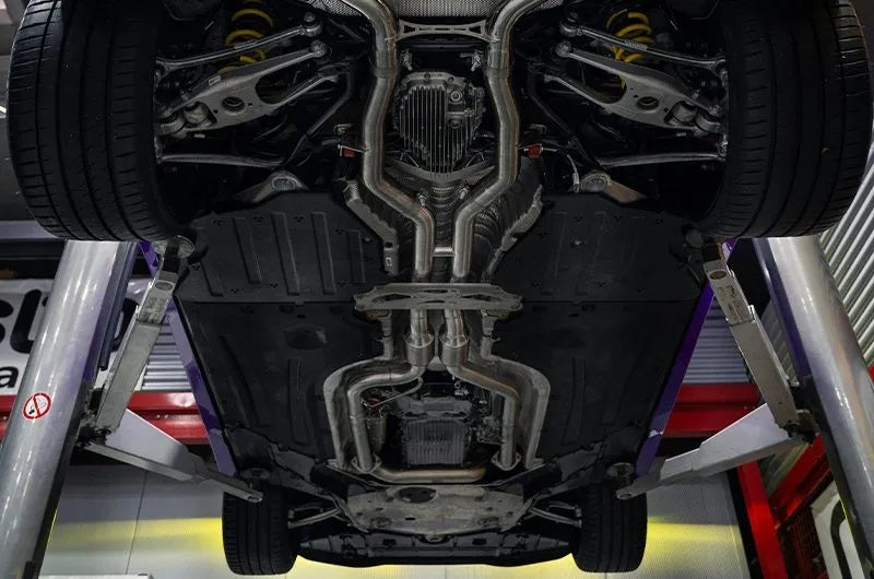 Capristo - Valved Full Exhaust w/ 200cpsi Sports Cats & Wicrom Tips - BMW G87 M2