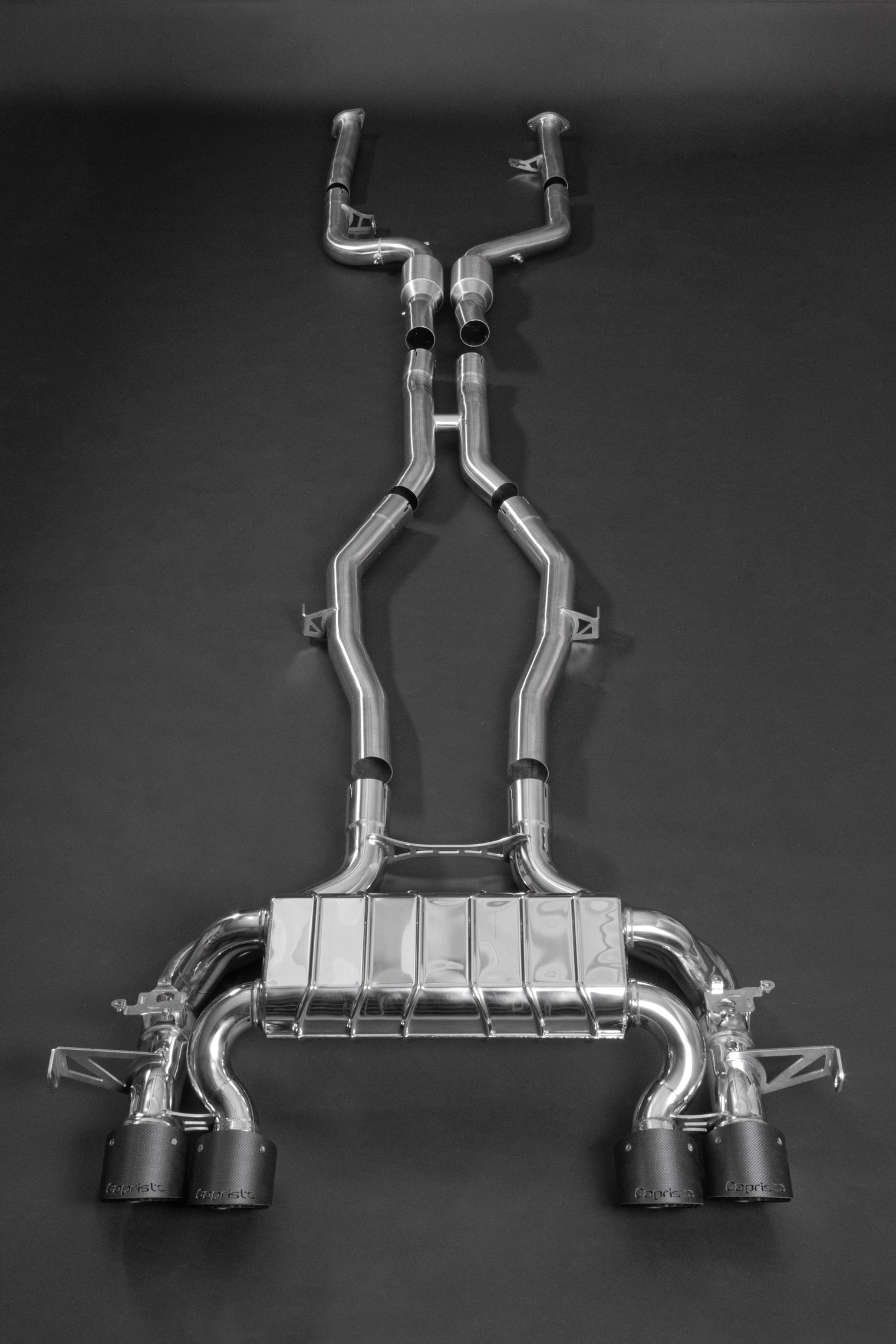 Capristo - Valved Full Exhaust w/ 200cpsi Sports Cats & Wicrom Tips - BMW G83 M4