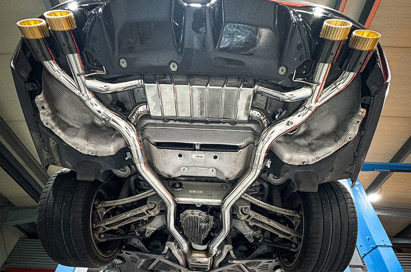 Capristo - Valved Catback Exhaust with Wicrom Tips - BMW F90 M5