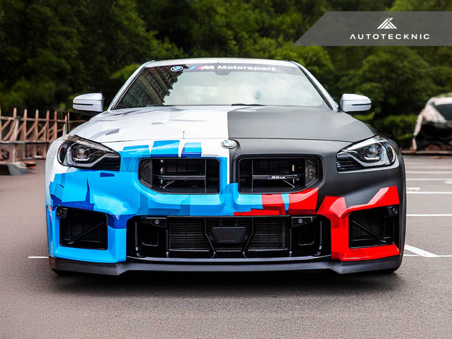 AutoTecknic - Dry Carbon Clubsport Front Grille - BMW G87 M2