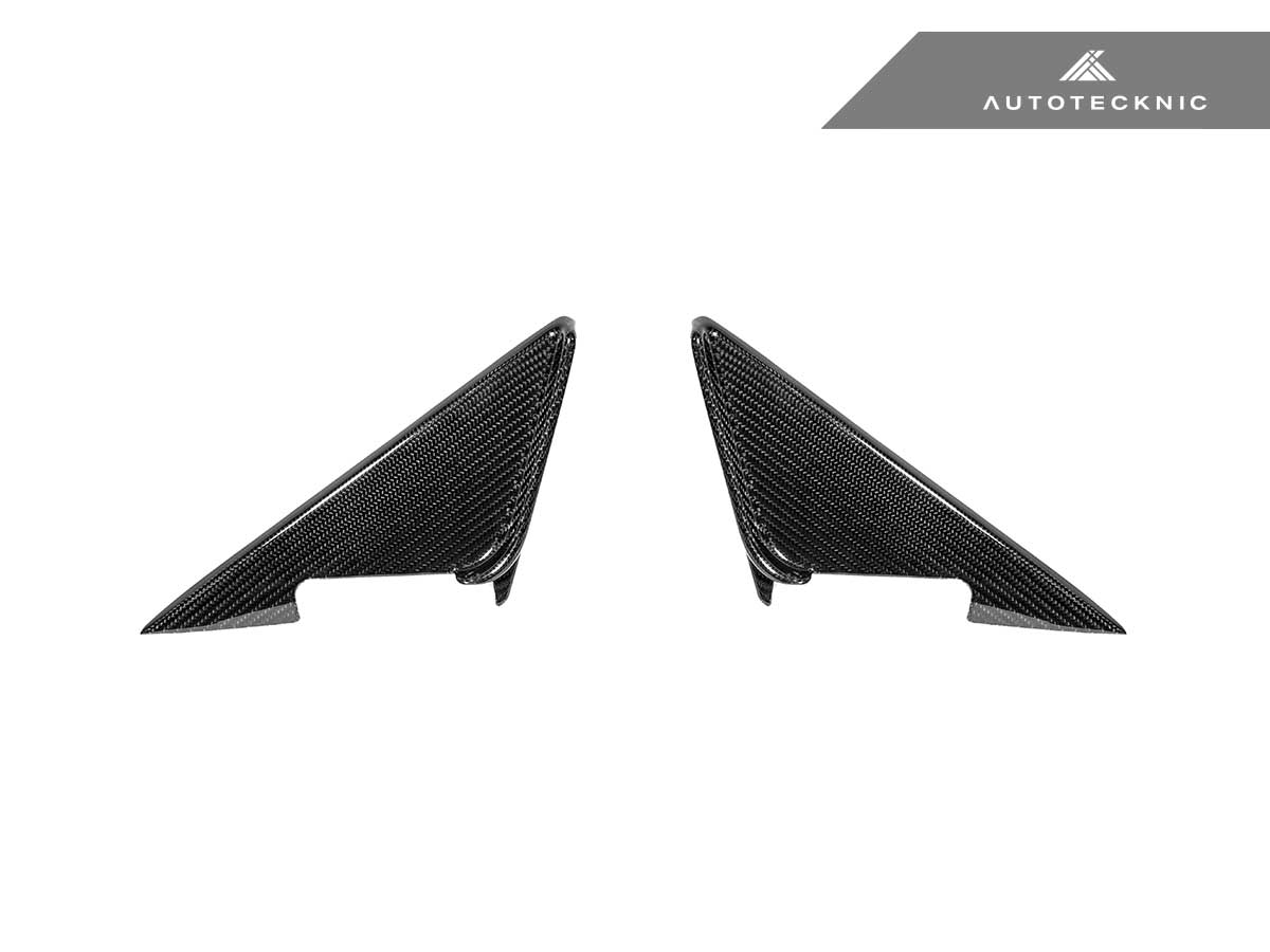 AutoTecknic - Dry Carbon Side Mirror Wind Deflector Set - BMW G87 M2