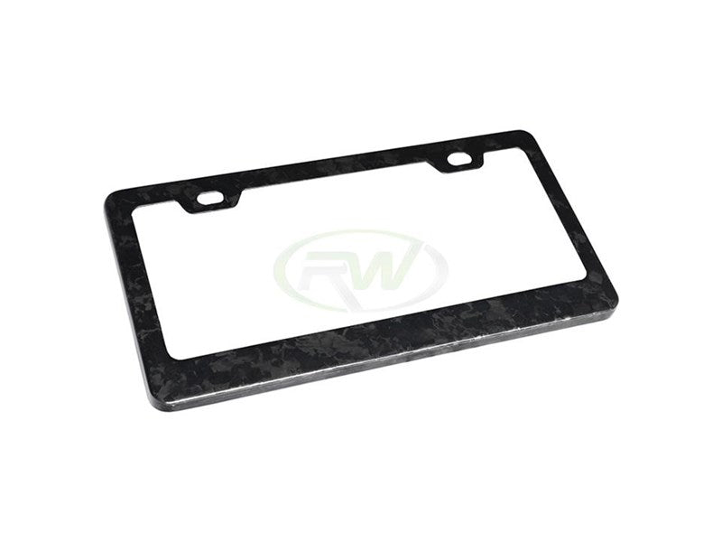 RW Carbon - Forged Carbon Fiber License Plate Frame