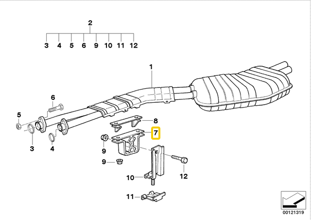 Powerflex - Exhaust Mounting Bushing/Bracket - BMW E36 M3