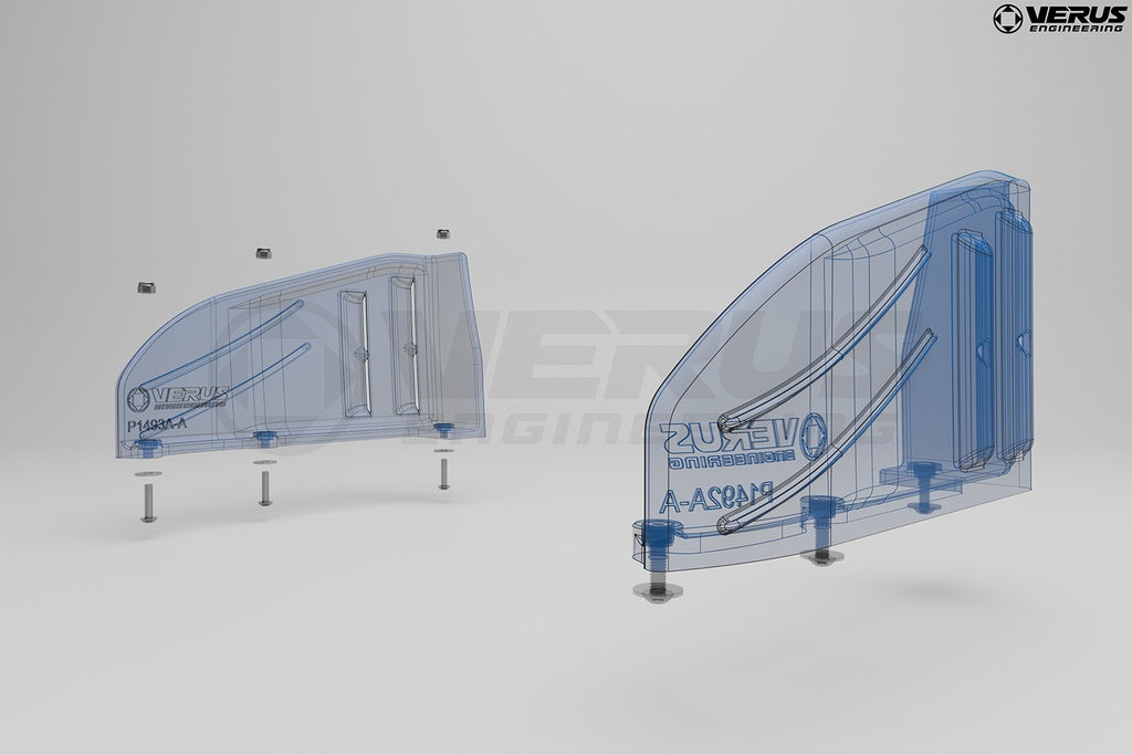 Verus Engineering - Front Splitter Endplates - BMW E92 M3