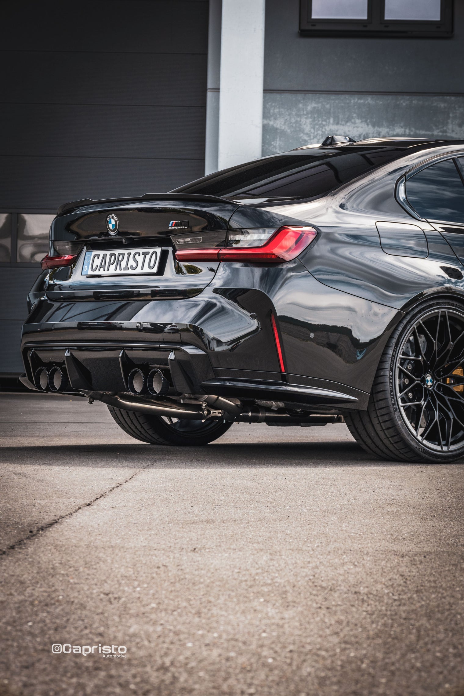 Capristo - Valved Full Exhaust w/ 200cpsi Sports Cats & Wicrom Tips - BMW G8X M3/M4