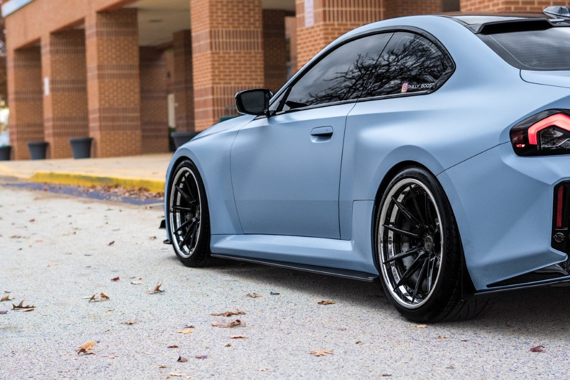 Suvneer Motorsports - Carbon Fiber Side Skirt Extensions - BMW G87 M2