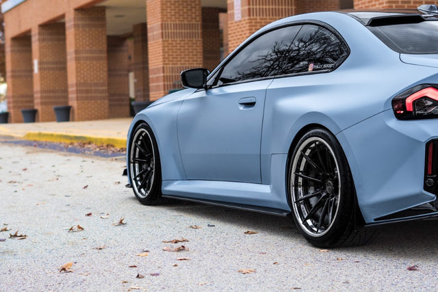 Suvneer Motorsports - Carbon Fiber Side Skirt Extensions - BMW G87 M2