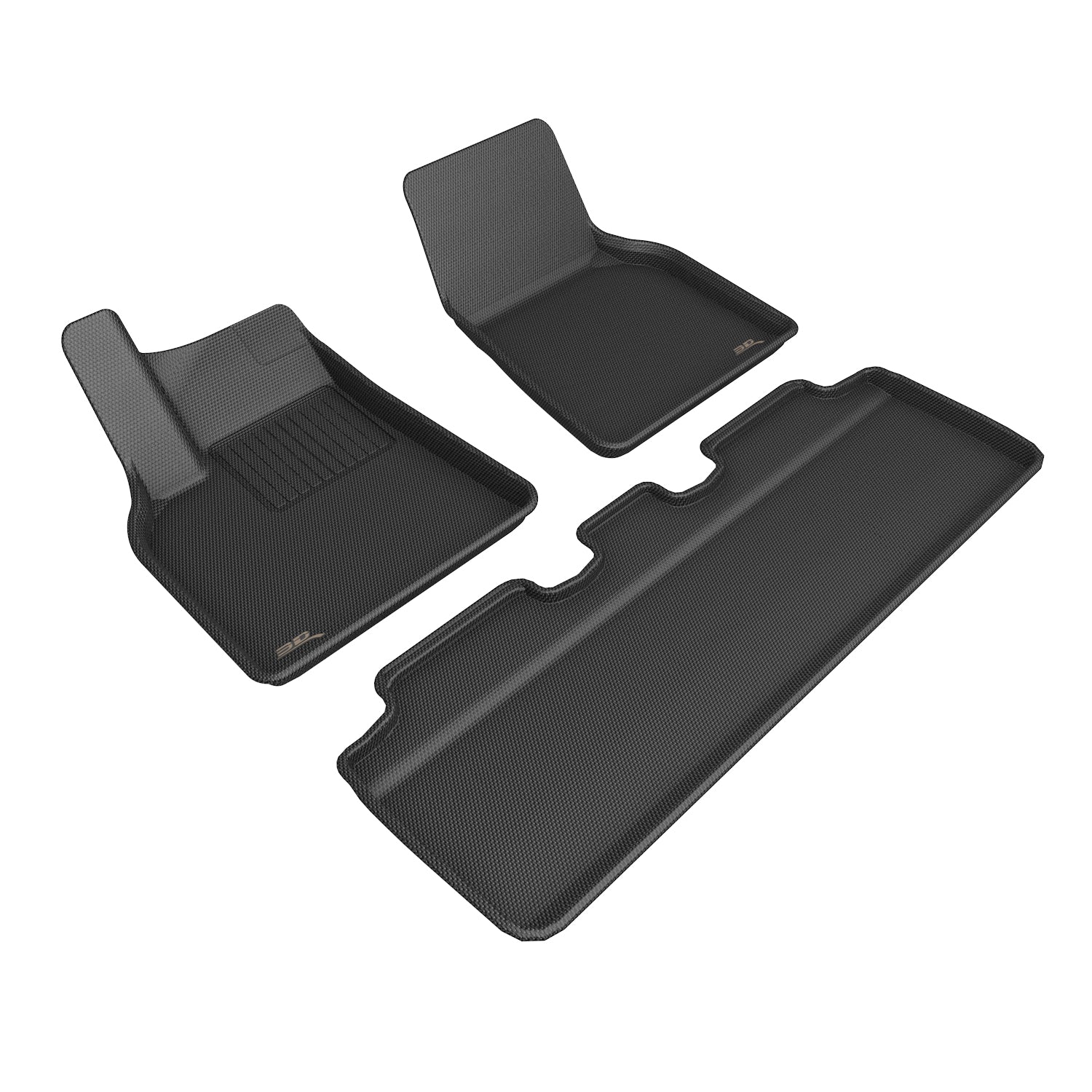 3D Maxpider - Kagu All Weather Perfect Fit Floor Liner/Frunk/Cargo Set (9pcs) - Tesla Model Y (USED)