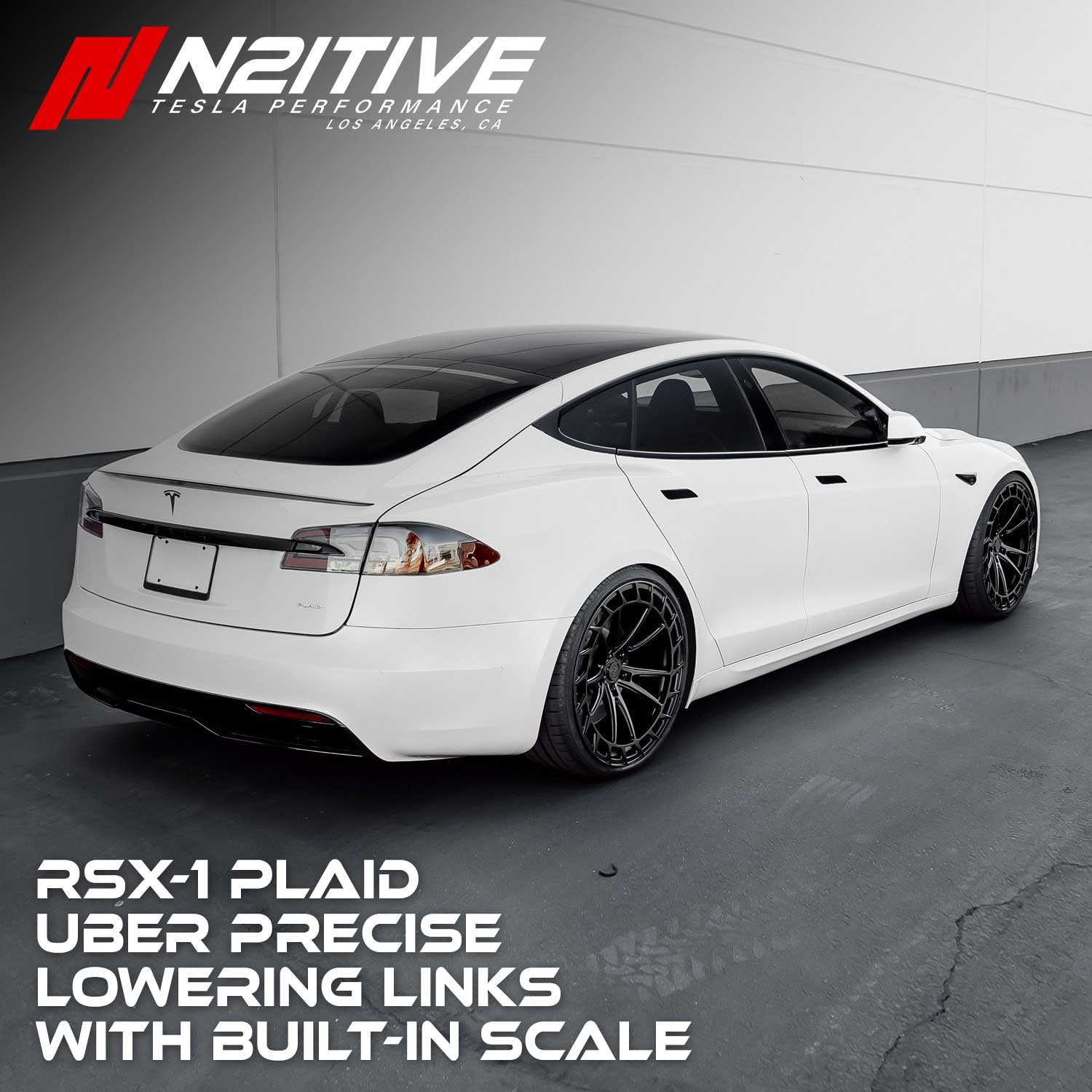 N2itive - RSX-4 Ride Height Adjustment Lowering Link Set - Tesla Model S/Model X