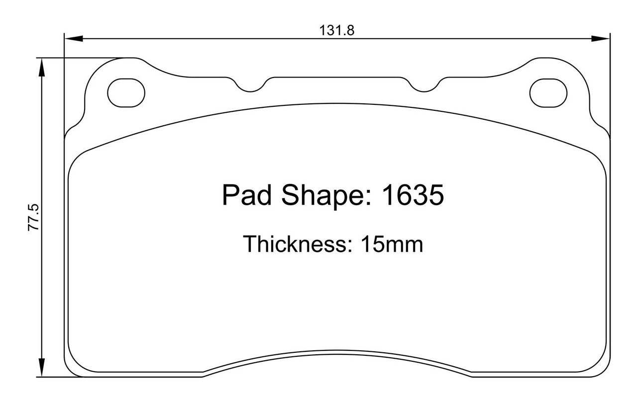 Paragon Performance - PBP16XX Front/Rear Brake Pads - Tesla Model 3/Model Y