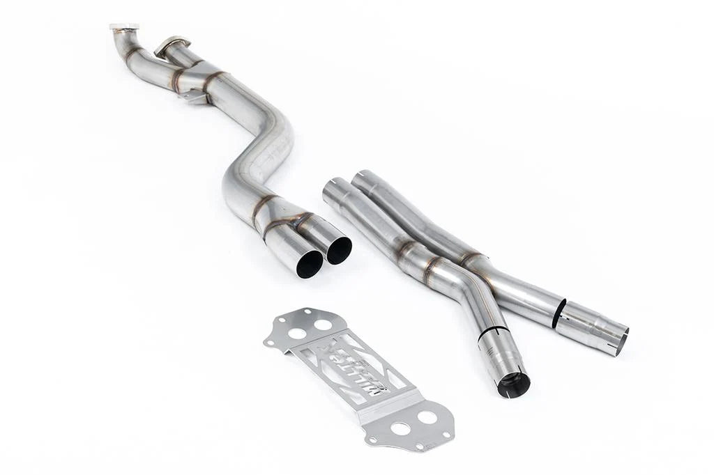 Milltek - 102mm Single Non-Resonated Midpipe (X-Pipe) - BMW G8X M3/M4
