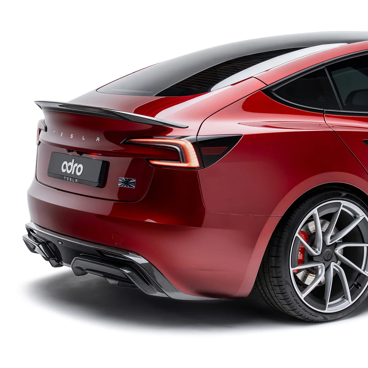 ADRO - Premium Prepreg Carbon Fiber Rear Diffuser - Tesla Model 3 Highland Performance
