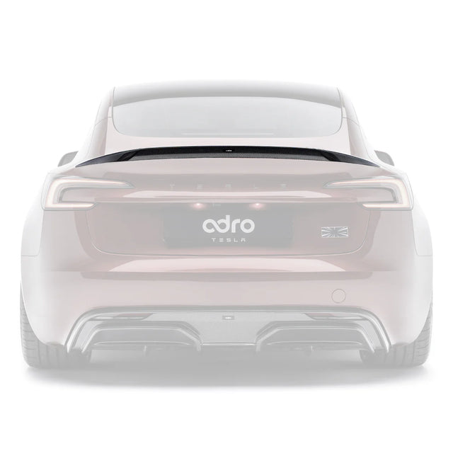 ADRO - Premium Prepreg Carbon Fiber Rear Spoiler - Tesla Model 3 Highland Performance