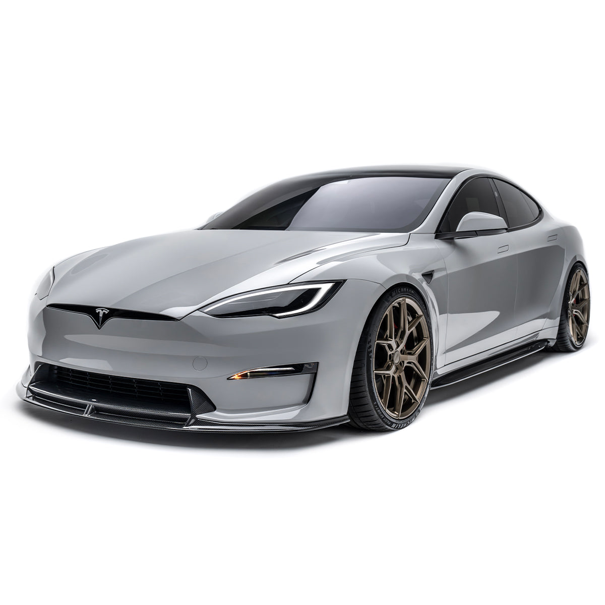 ADRO - Carbon Fiber Side Skirts - Tesla Model S