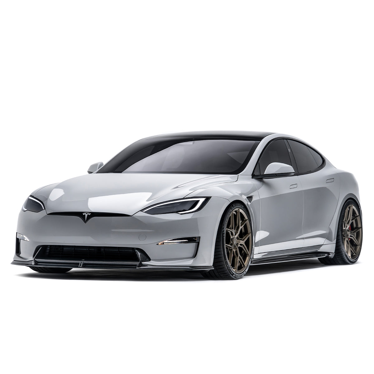 ADRO - Carbon Fiber Side Skirts - Tesla Model S
