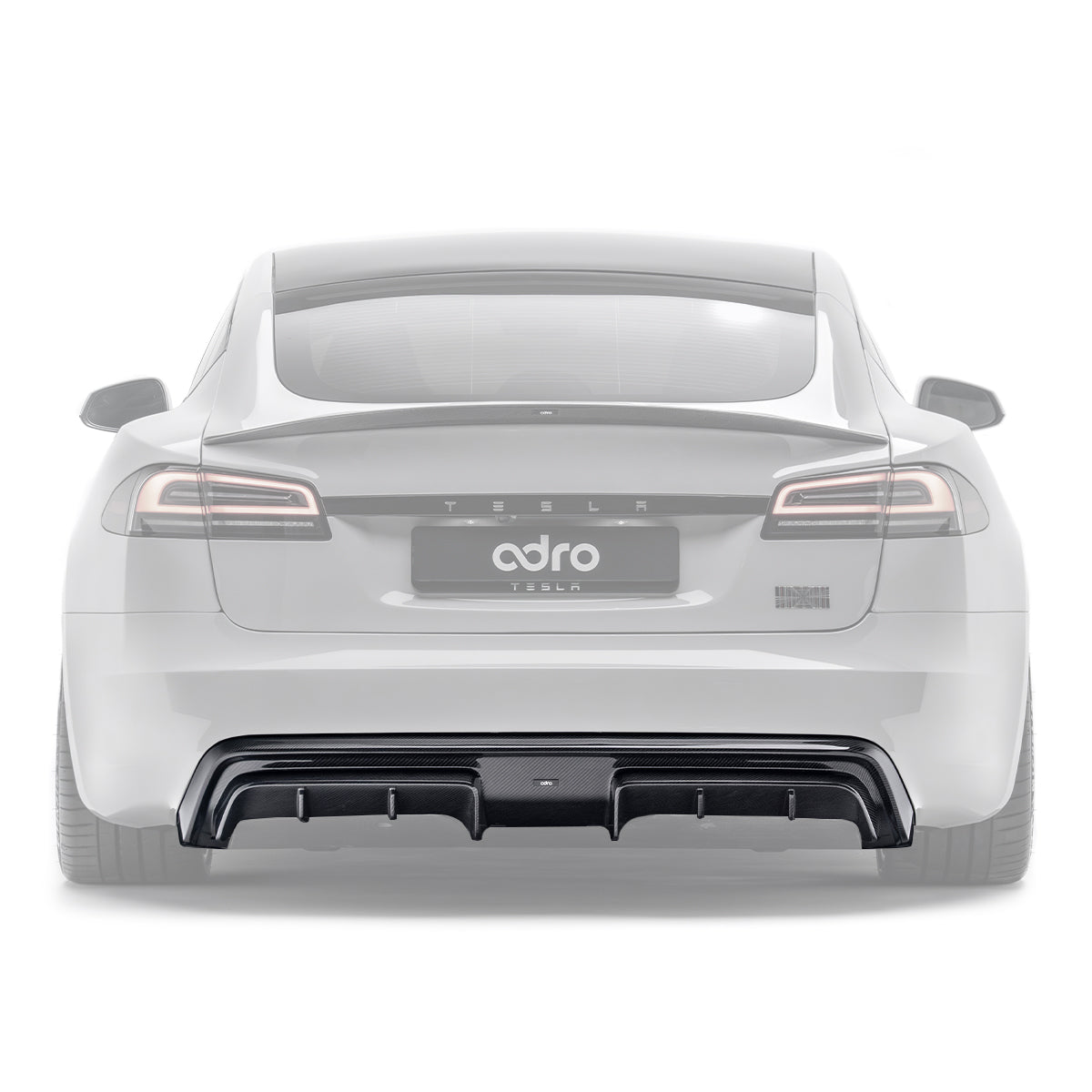 ADRO - Carbon Fiber Rear Diffuser - Tesla Model S