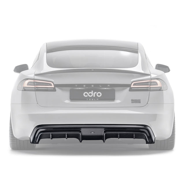 ADRO - Carbon Fiber Rear Diffuser - Tesla Model S