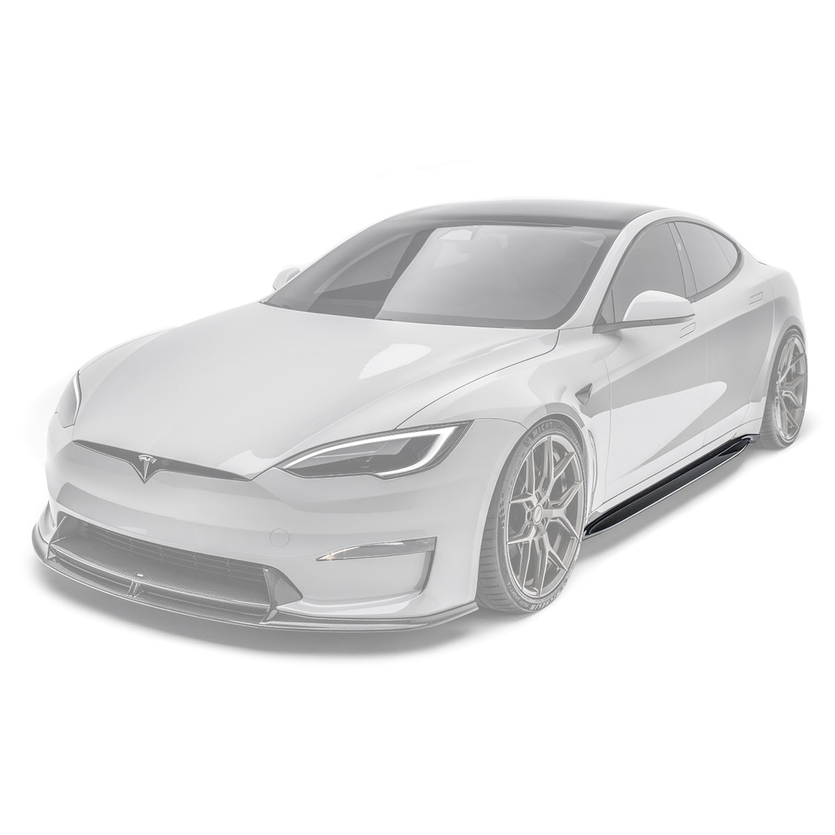 ADRO - Carbon Fiber Side Skirts - Tesla Model S