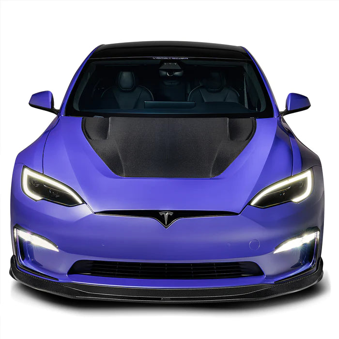 Vorsteiner - VRS Carbon Fiber Aero Hood - Tesla Model S Plaid
