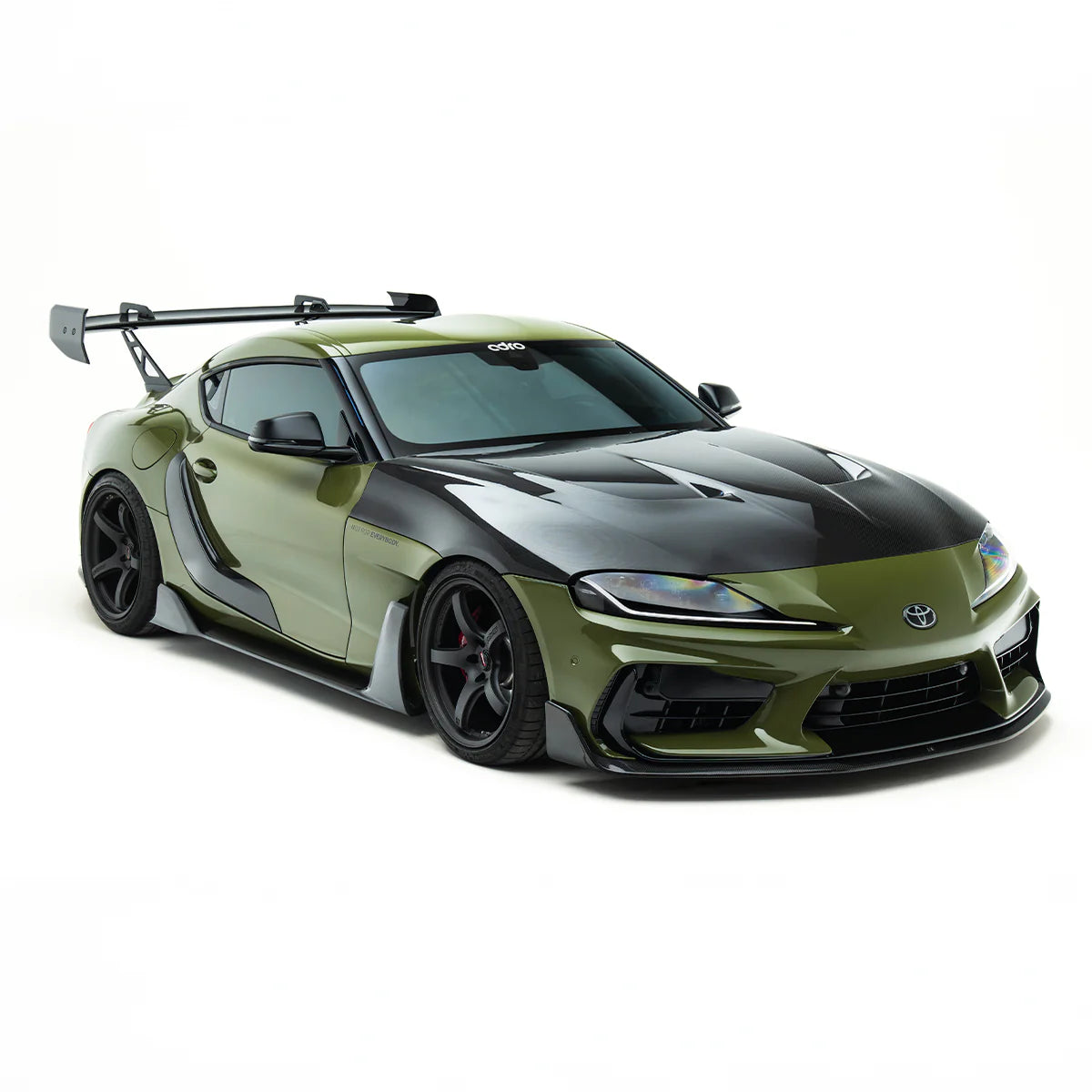 ADRO - Carbon Fiber Vented Hood - Toyota GR Supra