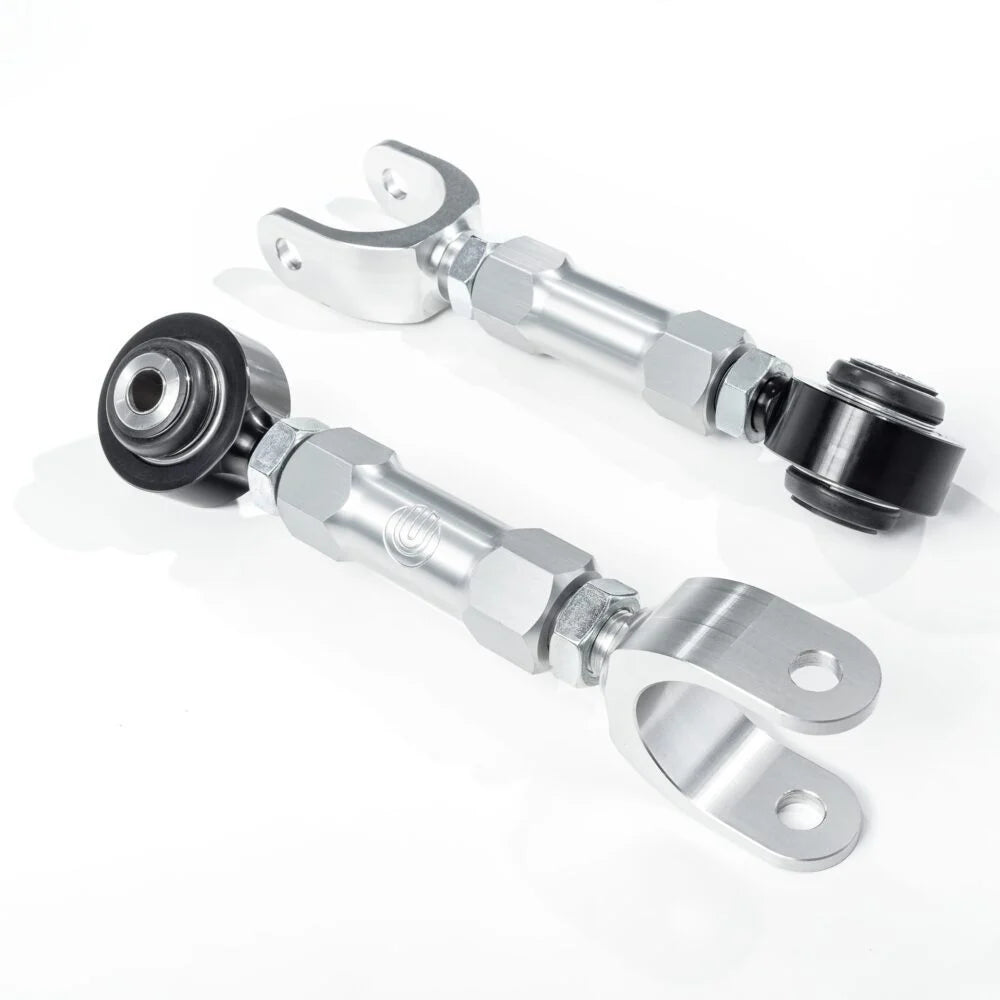 Unplugged Performance - Billet Adjustable Rear Toe Arm Set - Tesla Model 3/Model Y