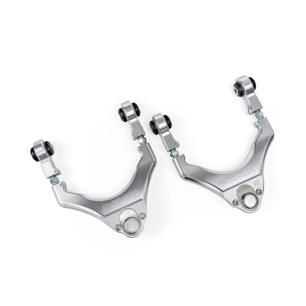 Unplugged Performance - Adjustable Front Upper Control Arms (FUCA) - Tesla Model 3/Model Y
