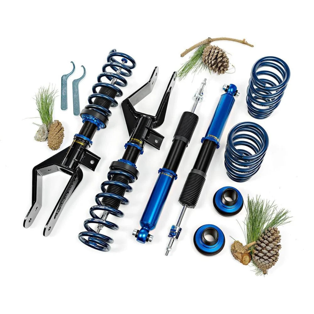 Unplugged Performance - Dirt & Snow Pro Coilover Lift Kit - Tesla Model Y