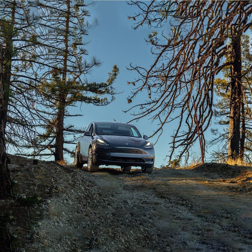 Unplugged Performance - Dirt & Snow Pro Coilover Lift Kit - Tesla Model Y