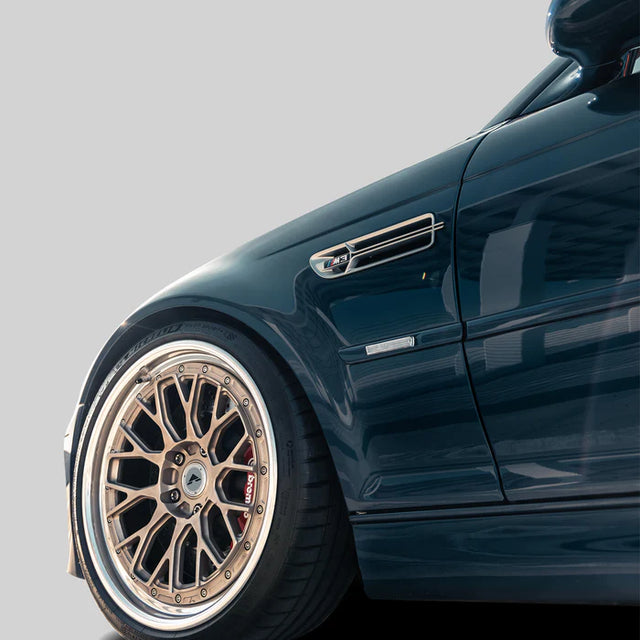 Vorsteiner - V20 Limited Edition Nickel Plated Side Grilles - BMW E46 M3