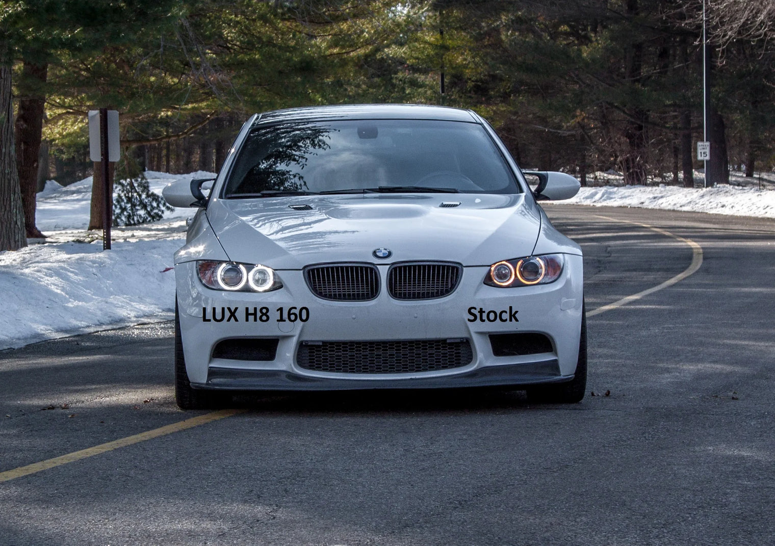 LUX - H8 189 Angel Eye Kit (3800L/7000K) - BMW E9X M3