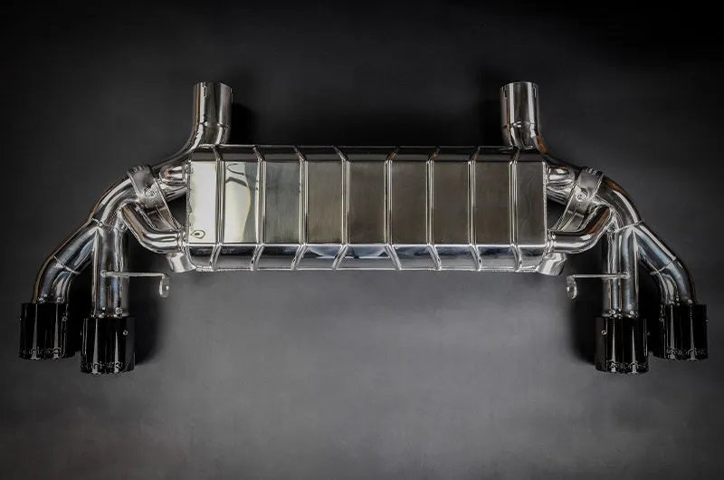 BMW M5 (F90) - Valved Exhaust with PreSilencerDelete Pipes and Wicrom Tips(CES3) image 0