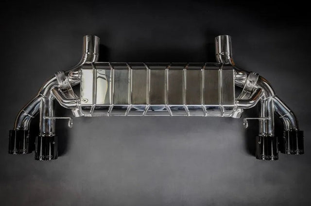 BMW M5 (F90) - Valved Exhaust with PreSilencerDelete Pipes and Wicrom Tips(CES3) image 0