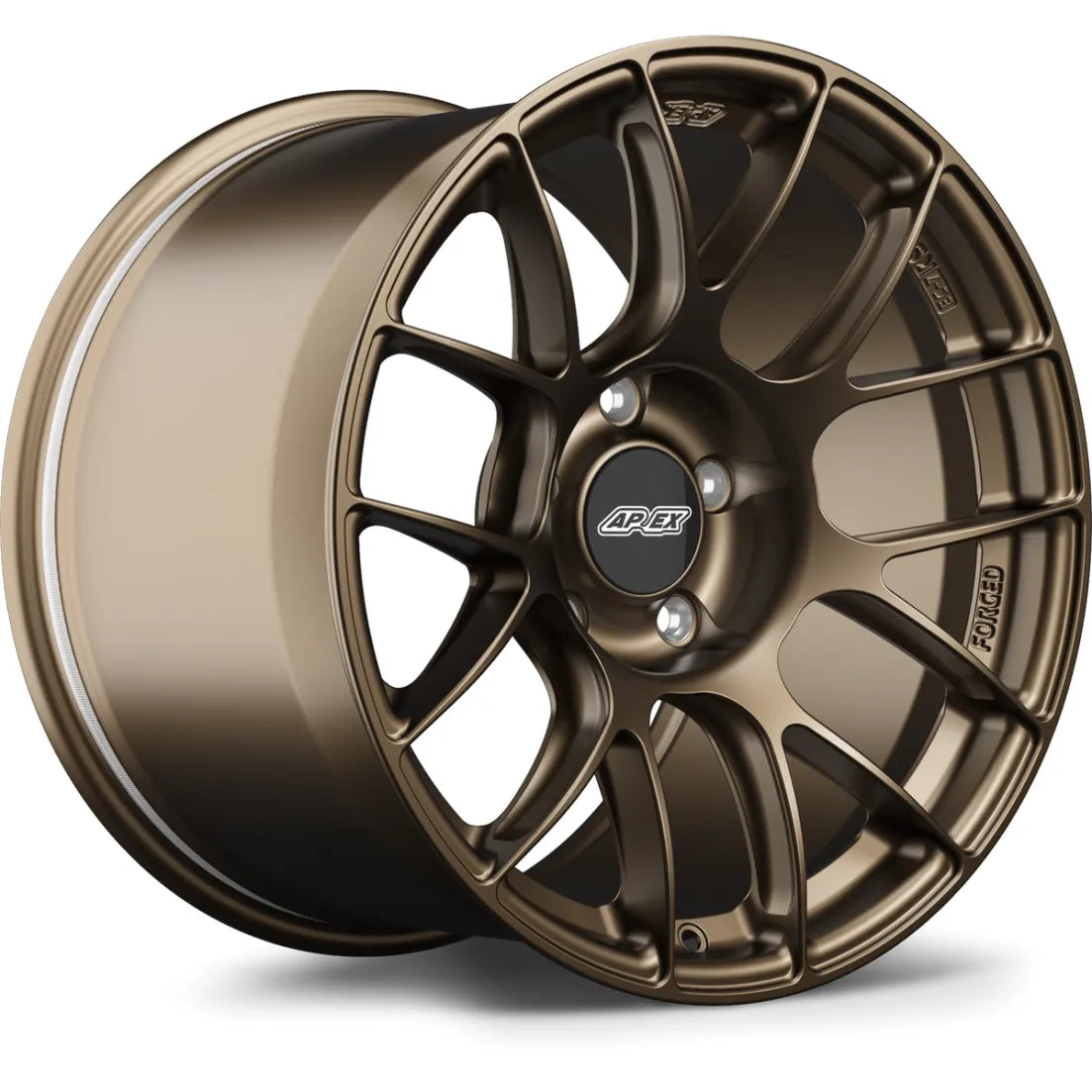 Satin Bronze Outer Black Inner Barrels Centers Rims Aluminum Alloy