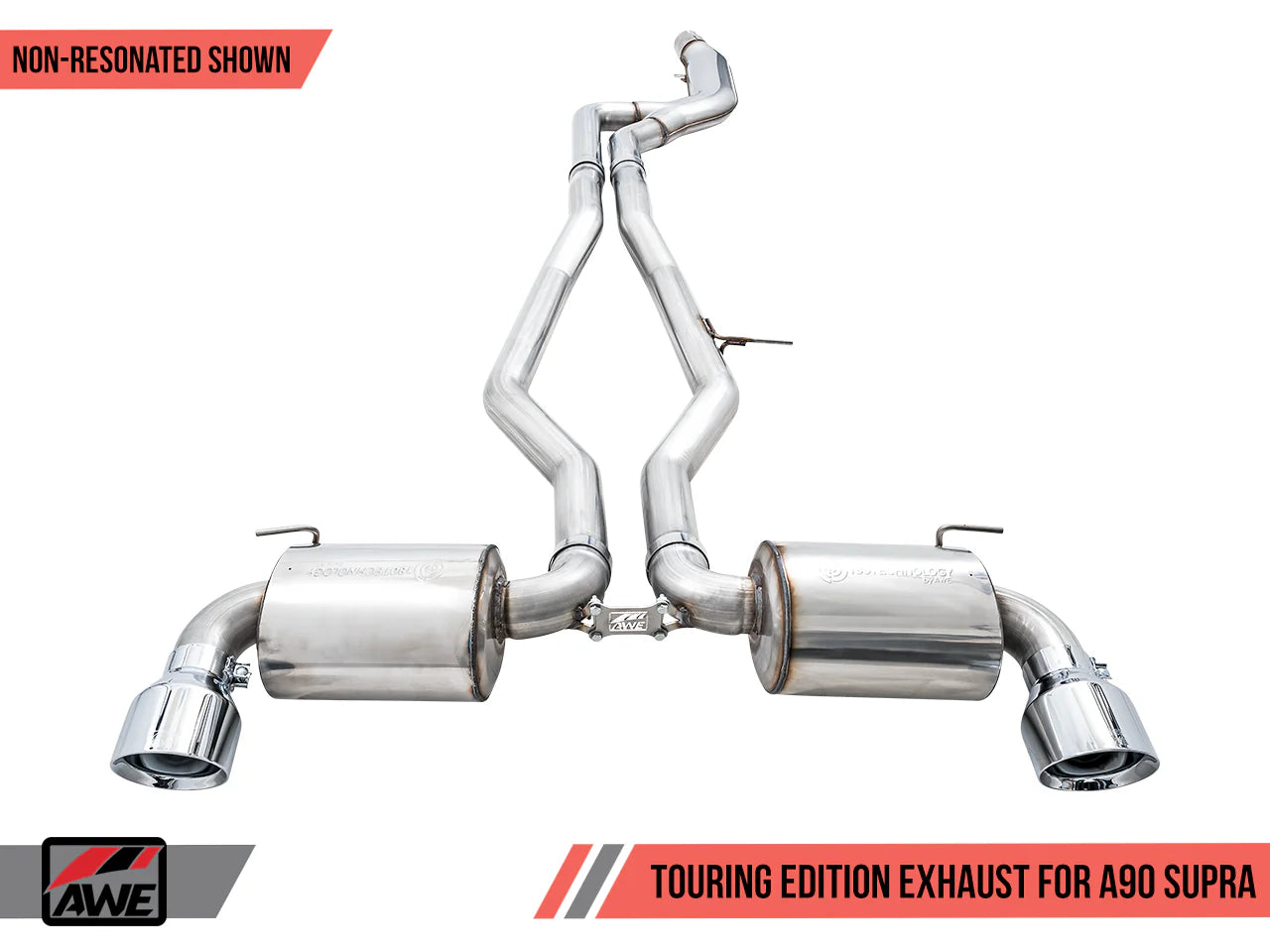 AWE Tuning -  Touring Edition Axleback Catback Exhaust - Toyota GR Supra