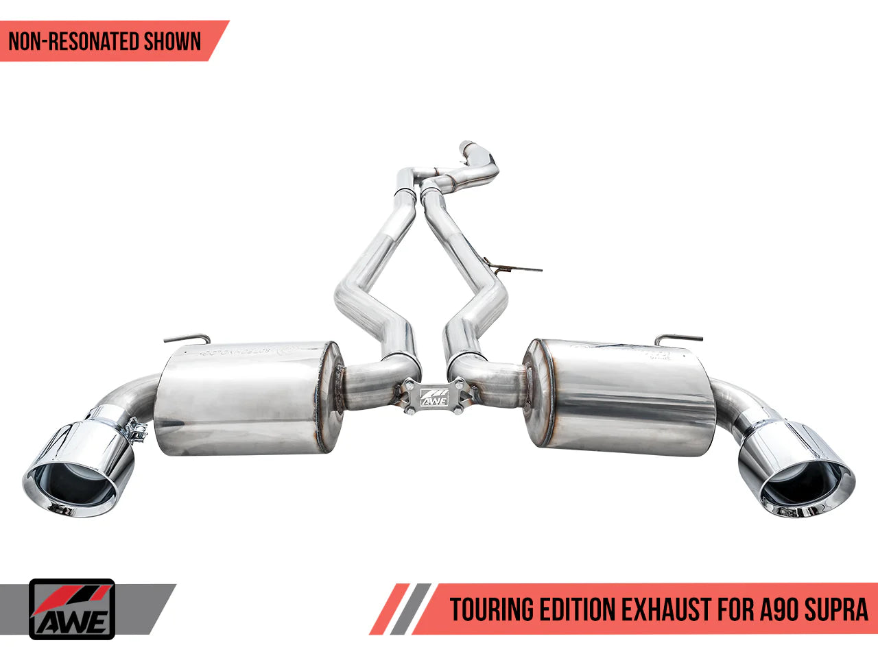 AWE Tuning -  Touring Edition Axleback Catback Exhaust - Toyota GR Supra