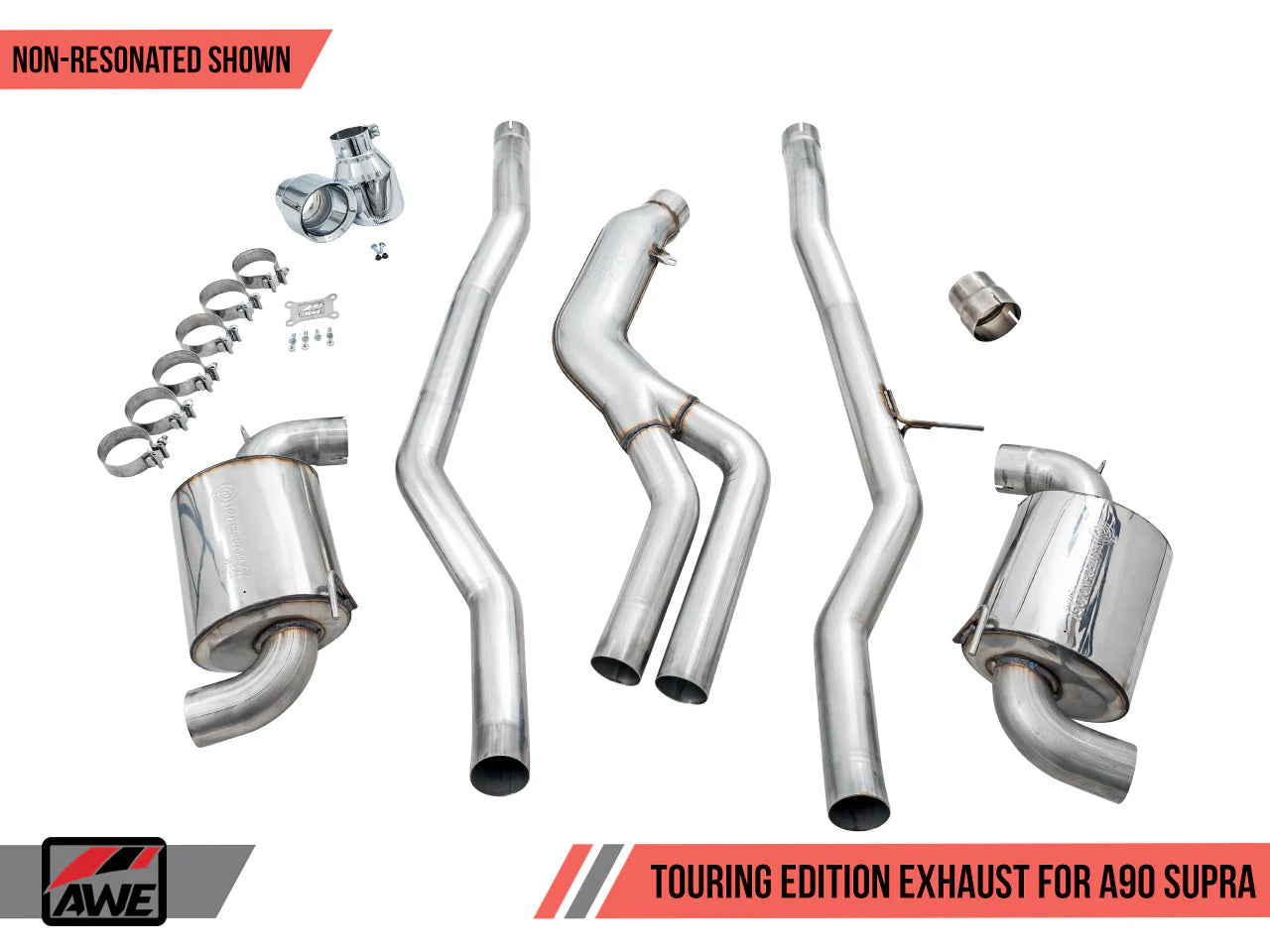 AWE Tuning -  Touring Edition Axleback Catback Exhaust - Toyota GR Supra