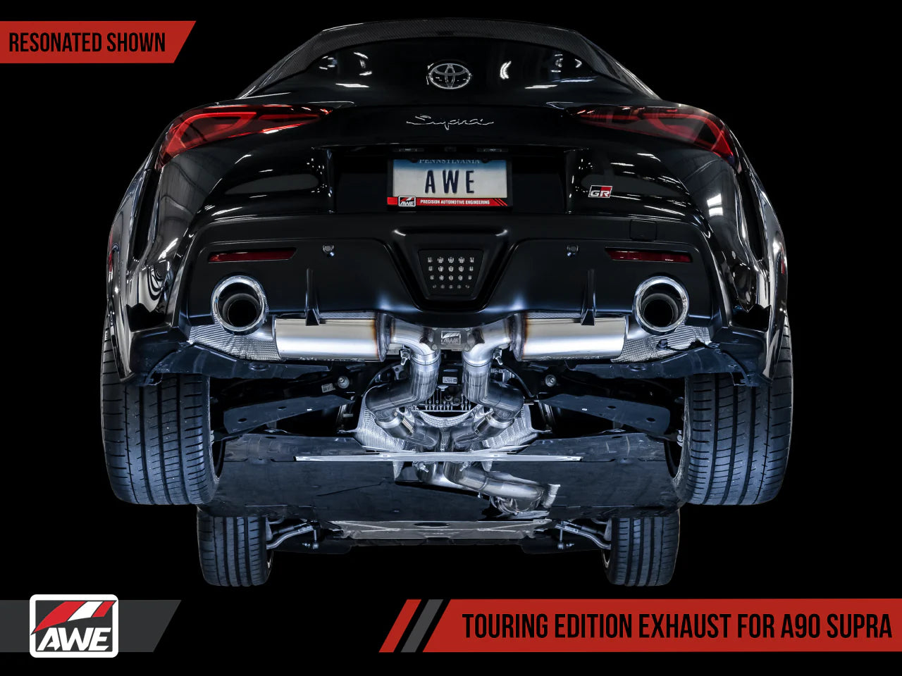 AWE Tuning -  Touring Edition Axleback Catback Exhaust - Toyota GR Supra