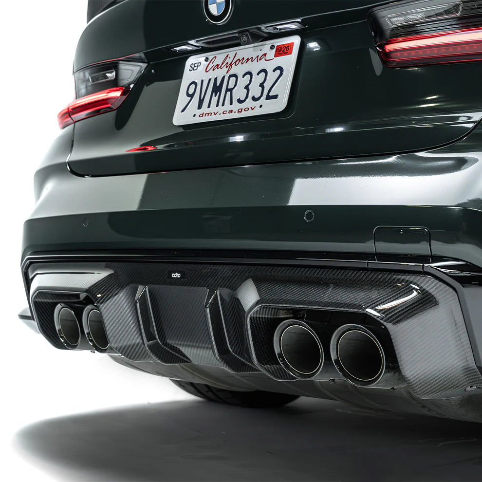 ADRO - Prepreg Carbon Fiber Rear Diffuser V2 - BMW G8X M3/M4
