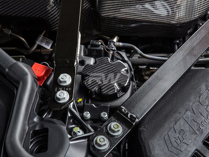 RW Carbon - Carbon Fiber Coolant Tank Cap Cover - BMW E/F/G Chassis