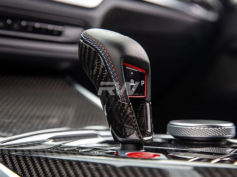 RW Carbon - Carbon Fiber Gear Selector Cover - BMW G-Chassis