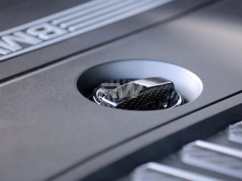 RW Carbon - Carbon Fiber Charge Competition Oil Cap Cover - Toyota A90 Supra