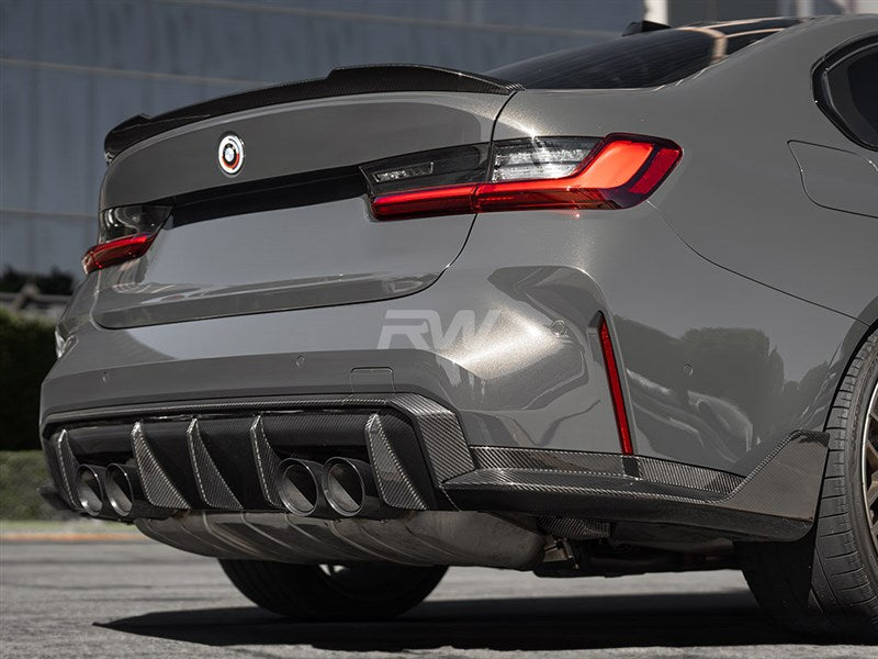 RW Carbon - Carbon Fiber Performance Diffuser Sides - BMW G80 M3