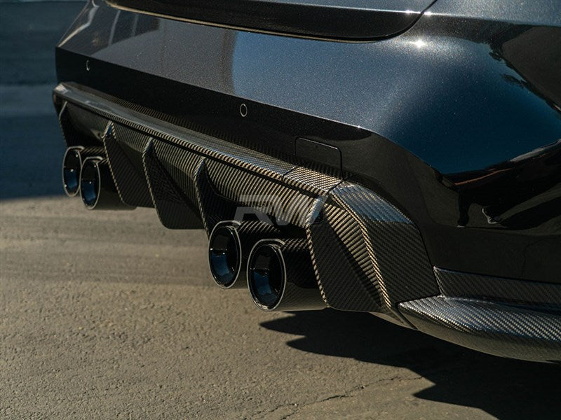 RW Carbon - RWS Carbon Fiber Outer Diffuser Trim - BMW G8X M3/M4