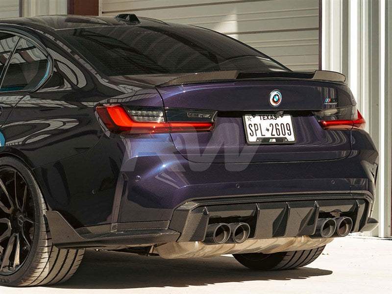RW Carbon - RWS Carbon Fiber Outer Diffuser Trim - BMW G8X M3/M4