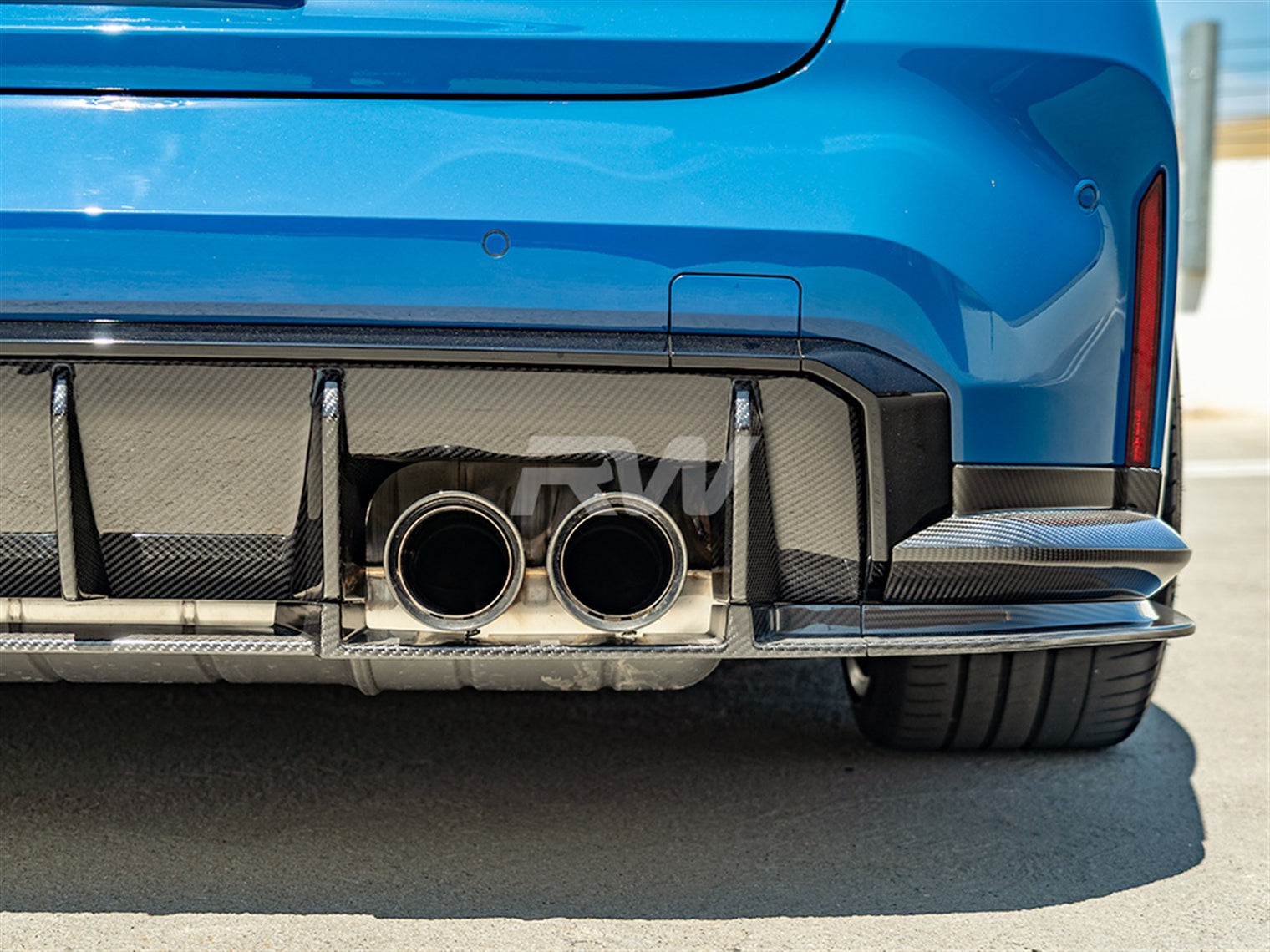 RW Carbon - RWS Carbon Fiber Lower Diffuser - BMW G80 M3
