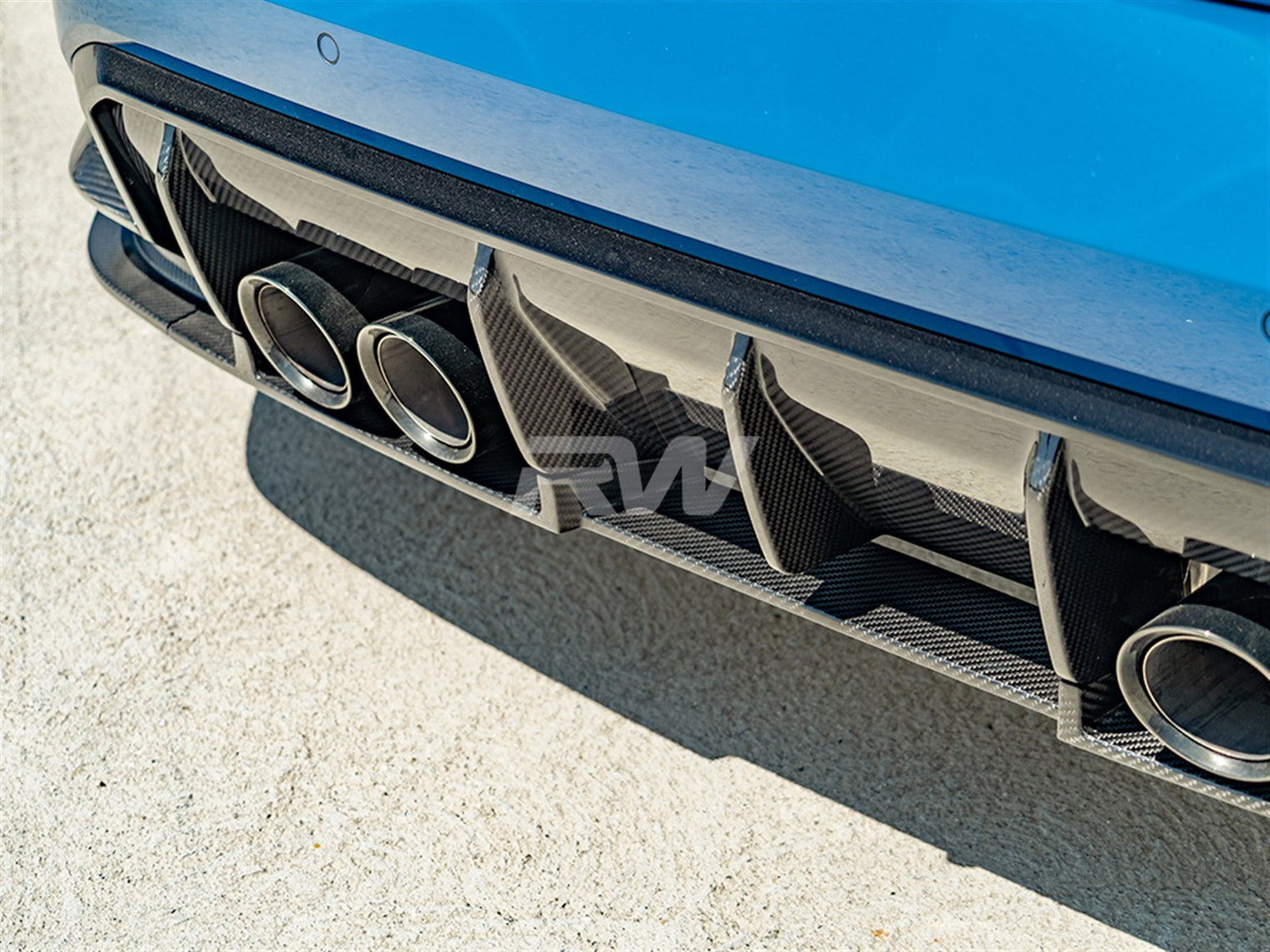 RW Carbon - RWS Carbon Fiber Lower Diffuser - BMW G80 M3