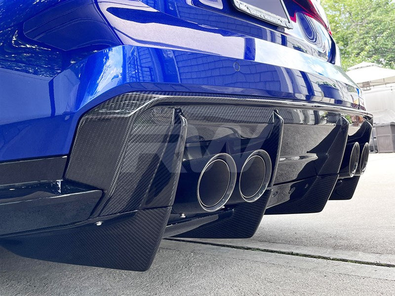 RW Carbon - Carbon Fiber GTX Rear Diffuser/Undertray - BMW G80 M3