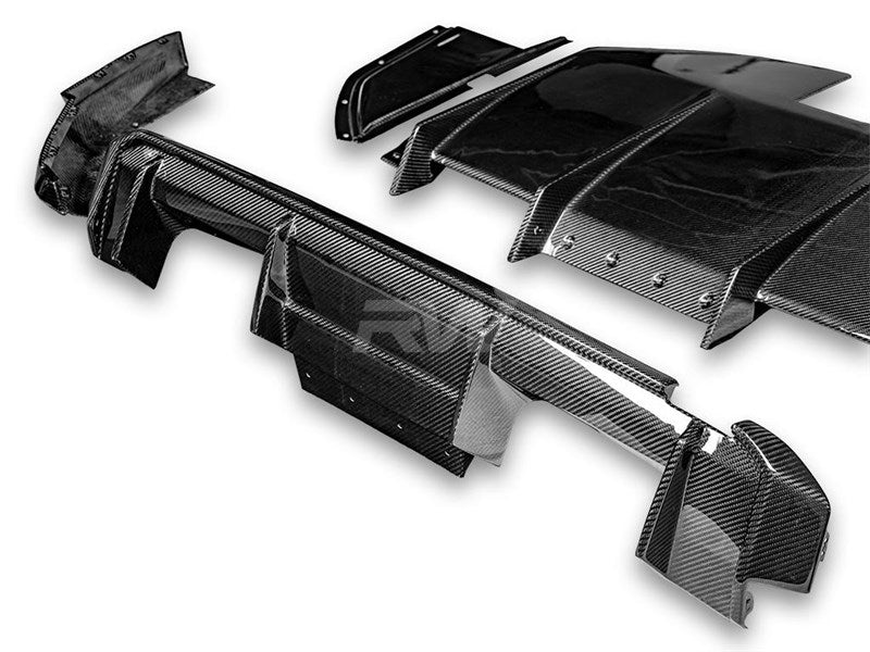 RW Carbon - Carbon Fiber GTX Rear Diffuser/Undertray - BMW G80 M3